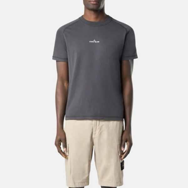 ✨스톤아일랜드 남성 라운드 반팔 티셔츠 - Stone Island Mens Round Tshirt - stc6613x