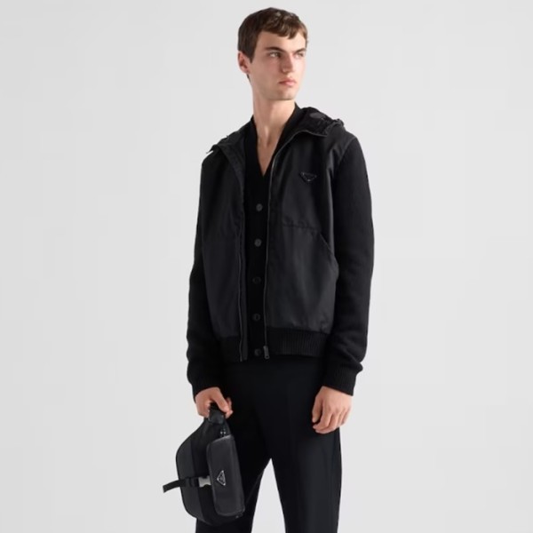 ✨프라다 남성 리나일론 사피아노 가죽 숄더백 2VH176 - Prada Mens Re-Nylon And Saffiano Leather Shoulder Bag - prb5640x