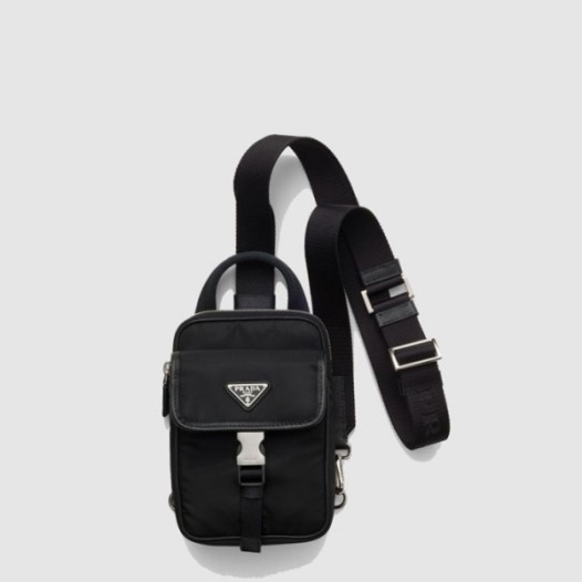 ❤프라다 남성 리나일론 사피아노 가죽 스마트폰 케이스 2ZH194 - Prada Mens Re-Nylon And Saffiano Leather smartphone Case - prb5641x