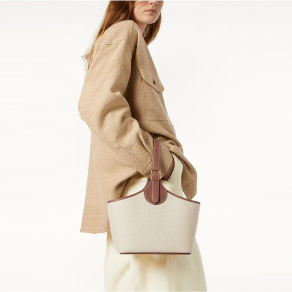 ✨로로피아나 여성 보빈 캔버스 토트백 - Loro Piana Womens Bobbin Canvas Tote Bag - lpb5667x