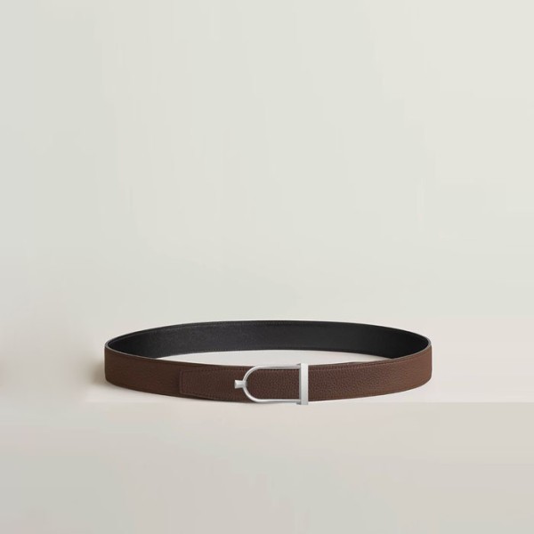 ✨에르메스 남성 Ecrin 버클 리버서블 벨트 - Hermes Mens Ecrin Buckle Reversible Belt - bel196x