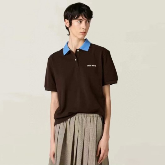 ❤미우미우 남성 폴로 반팔 티셔츠 - Miumiu Mens Polo Tshirt - mic6800x