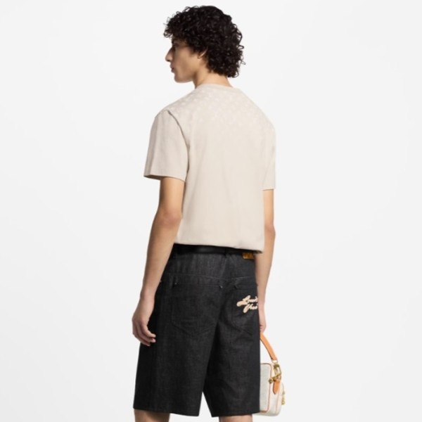 ✨루이비통 남성 라운드 반팔 티셔츠 - Louis vuitton Mens Round Tshirt - lvc6805x