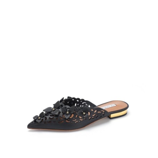 ❤아쿠아주라 여성 플라워 뮬 - Aquazzura Womens Flower Mules - aqs5761x