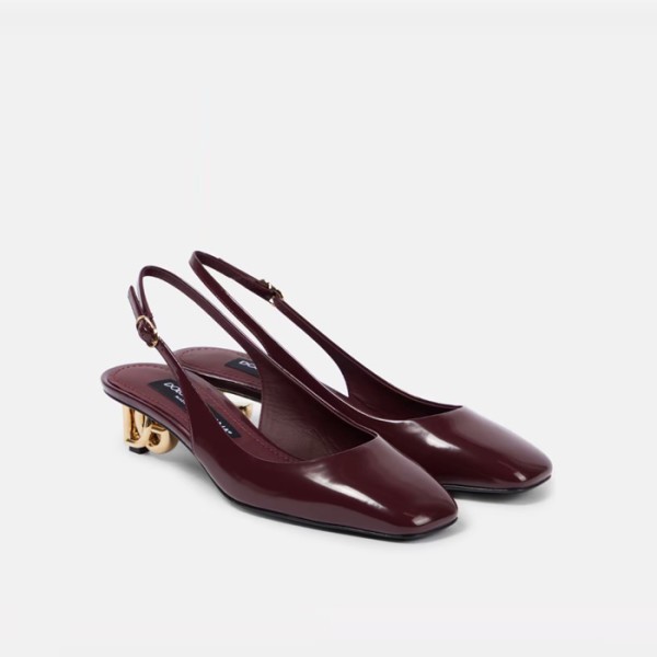 ✨돌체앤가바나 여성 에나멜 슬링백 - Dolce&Gabbana Womens Enamel Slingback - dos5817x