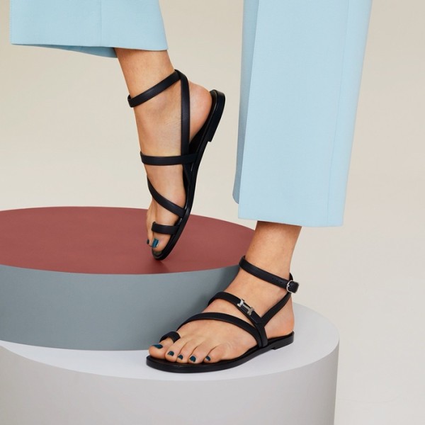 ✨에르메스 여성 하모니 미니어쳐 파리 버클 샌들 - Hermes Womens Harmonie Sandals - hes5845x