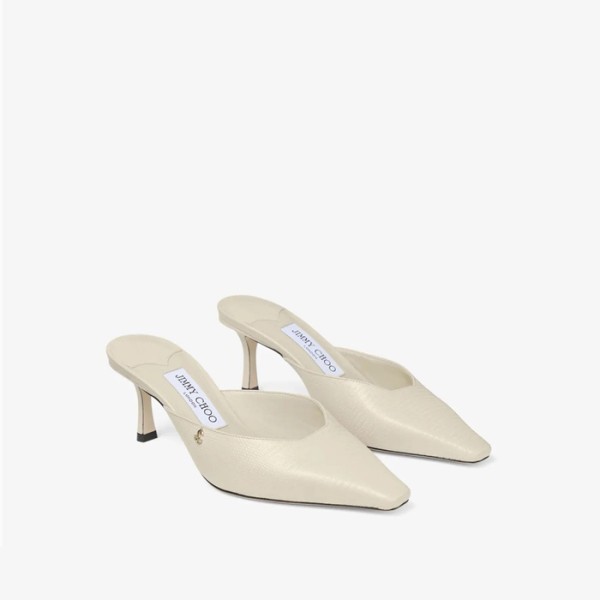 ✨지미추 여성 비비 65 리자드 프린트 가죽 뮬 - Jimmy Choo Womens Vivi 65 Lizard Print Leather Mules - jis5850x