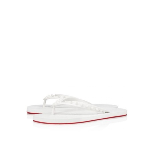 ❤크리스찬 루부탱 남성 스파이크 플립플랍 슬라이드 - Christian Loubutin Mens Spikes Flip Flop Slides - cls5864x
