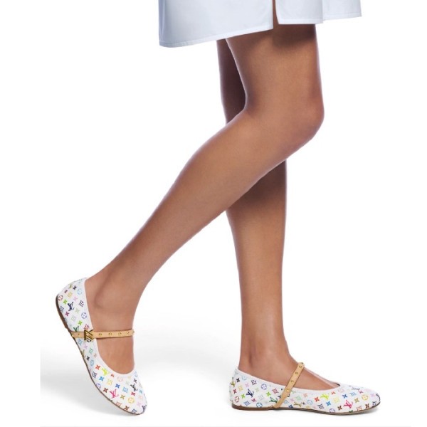 ✨루이비통 여성 무라카미 리에디션 플랫 슈즈 - Louis vuitton Womens Murakami Re-edition Flat Shoses - lvs5900x