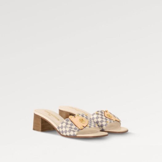 ❤루이비통 여성 LV 프레임 플랫 뮬 - Louis vuitton Womens LV Frame Flat Mule - lvs5921x