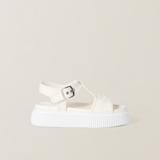 ❤미우미우 여성 데님 플랫폼 샌들 - Miumiu Womens Denim Platform Sandals  - mis5946x