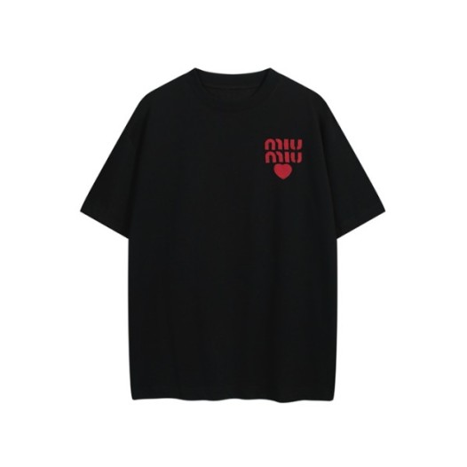 ❤미우미우 남/녀 라운드 반팔 티셔츠 - Miumiu Unisex Round Tshirt - mic6830x
