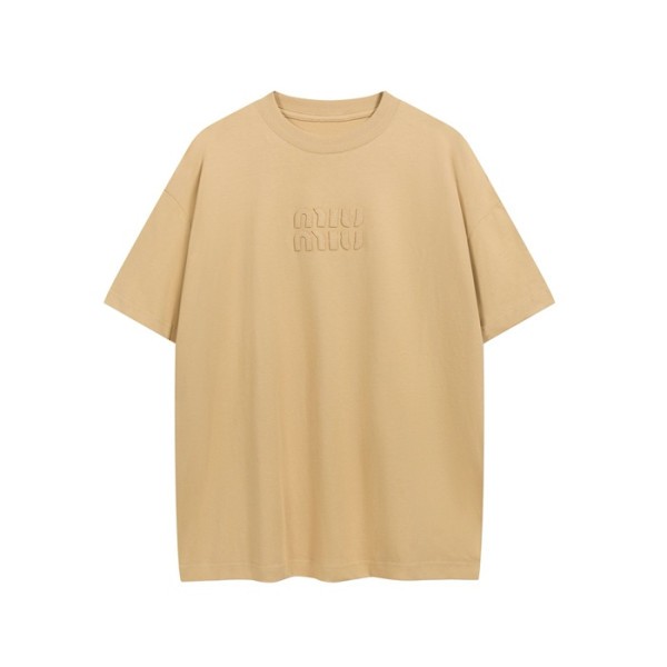 ✨미우미우 남/녀 라운드 반팔 티셔츠 - Miumiu Unisex Round Tshirt - mic6842x