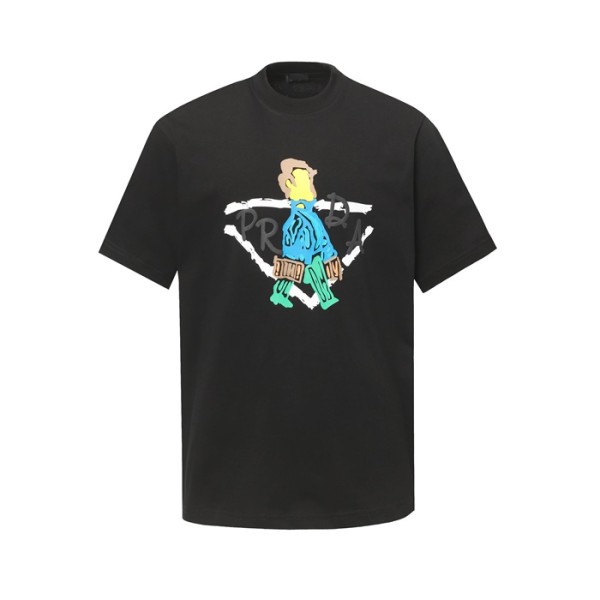 ✨프라다 남성 라운드 반팔티 - Prada Mens Round Tshirt - prc6855x