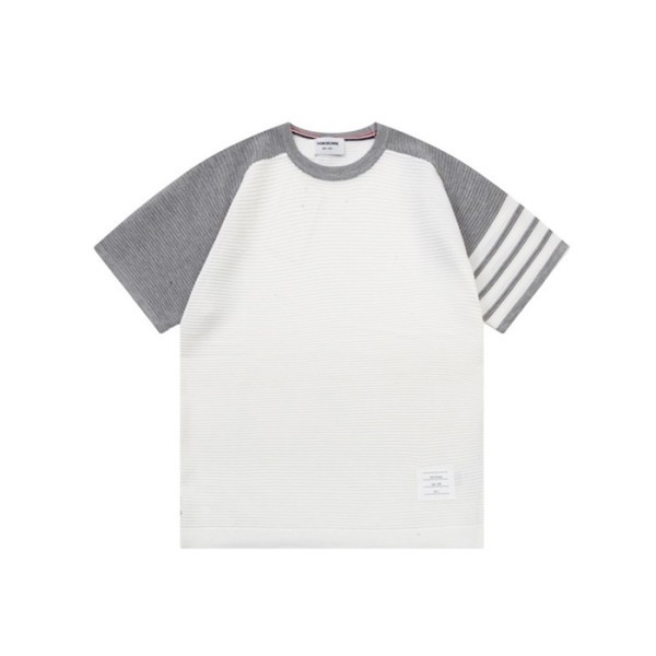✨톰브라운 남성 라운드 반팔티 - Thom Browne Mens Round Tshirts - thc6882x