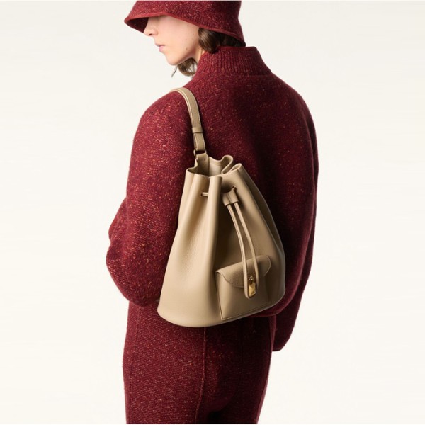 ✨로로피아나 여성 엑스트라 드로스트링 L27 백팩 - Loro Piana Womens Extra Drawstring L27 Backpack - lpb5711x