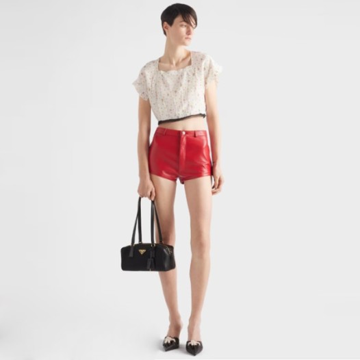 ❤프라다 여성 자물쇠 미디엄 리나일론 탑 핸들 백 1BB127 - Prada Womens Medium Nylon Top Handle Bag With Lock - prb5713x