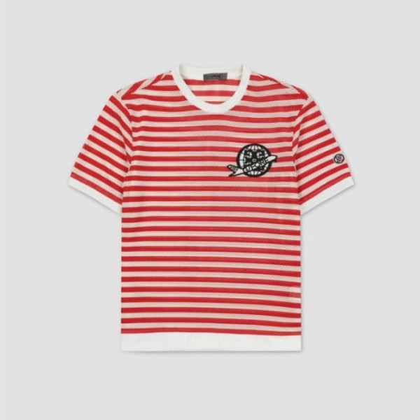 ✨[G/FORE] 지포어 남성 메쉬 스트립 라운드 티셔츠 - gol1697x