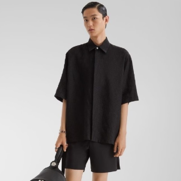 ✨펜디 남성 베이직 반팔 셔츠 - Fendi Mens Basic Shirts - fec7115x