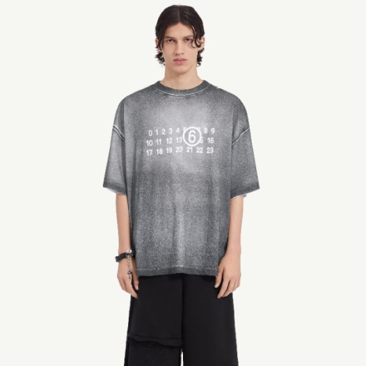 ❤메종 마르지엘라 남성 라운드 반팔 티셔츠 - Maison Margiela Mens Round Tshirt - mac7143x