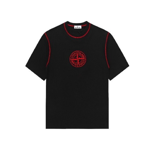 ✨스톤아일랜드 남성 라운드 반팔 티셔츠 - Stone Island Mens Round Tshirt - stc7153x