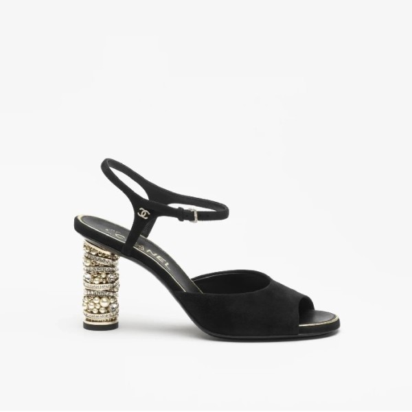 ✨샤넬 여성 미들힐 슬링백 - Chanel Womens Middle Heel Slingback - chs6053x