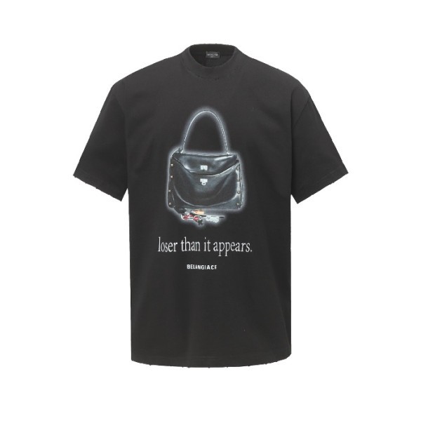 ✨발렌시아가 남성 라운드 반팔 티셔츠 - Balenciaga Mens Round Tshirt - bac7191x