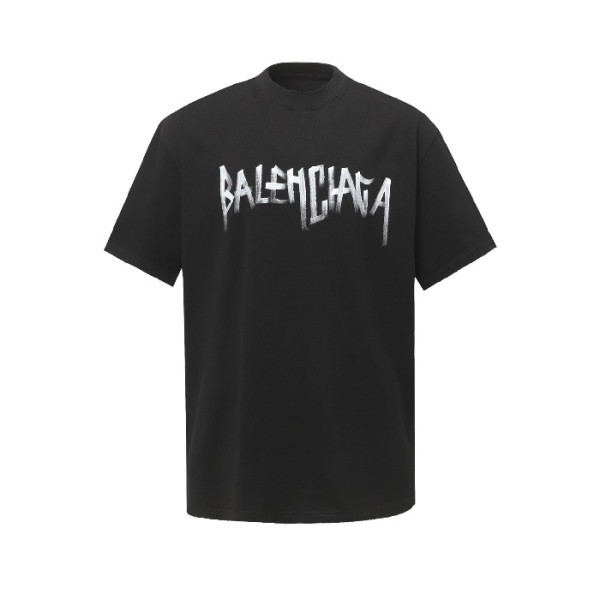 ✨발렌시아가 남성 라운드 반팔 티셔츠 - Balenciaga Mens Round Tshirt - bac7193x