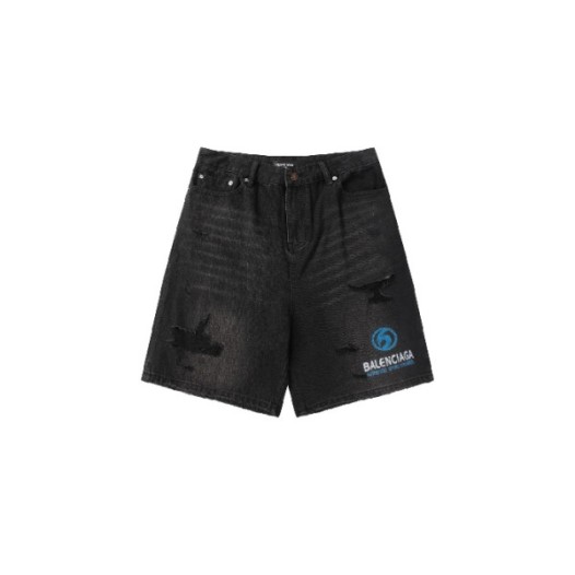 ❤발렌시아가 남성 데님 쇼츠 - Balenciaga Mens Denim Shorts - bac7202x