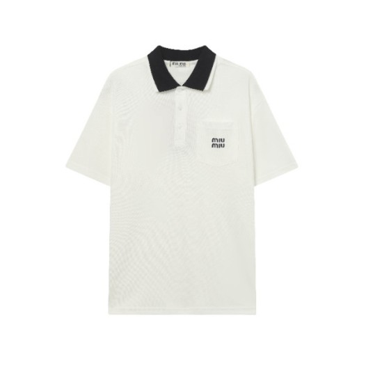 ❤미우미우 남성 폴로 반팔 티셔츠 - Miumiu Mens Polo Tshirt - mic7217x