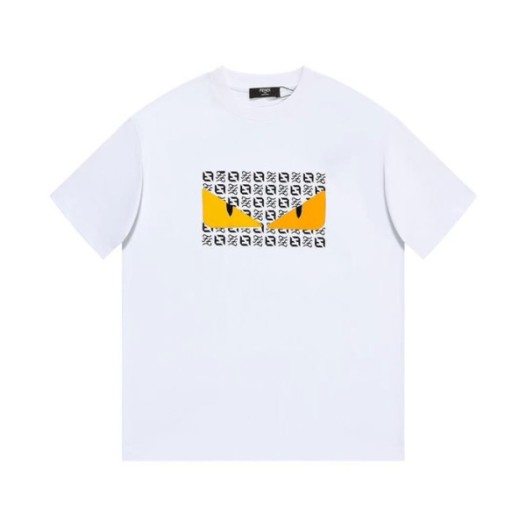 ❤펜디 남성 라운드 반팔 티셔츠 - Fendi Mens Round Tshirt - fec7225x