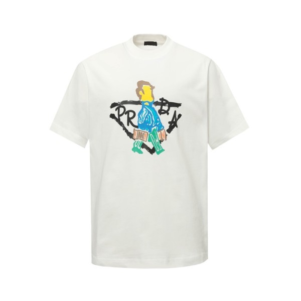✨프라다 남성 라운드 반팔티 - Prada Mens Round Tshirt - prc7242x