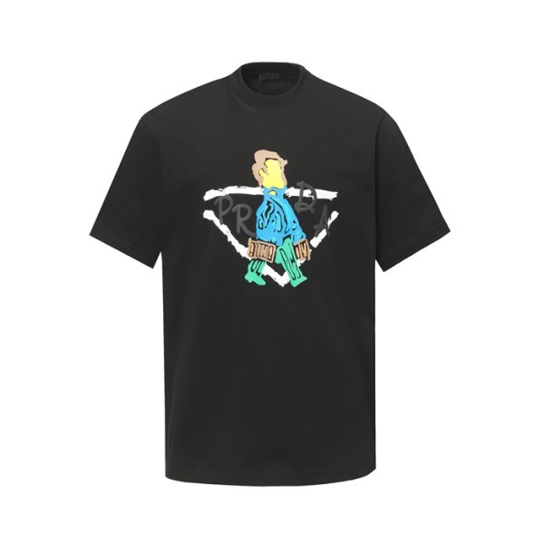 ✨프라다 남성 라운드 반팔티 - Prada Mens Round Tshirt - prc7243x