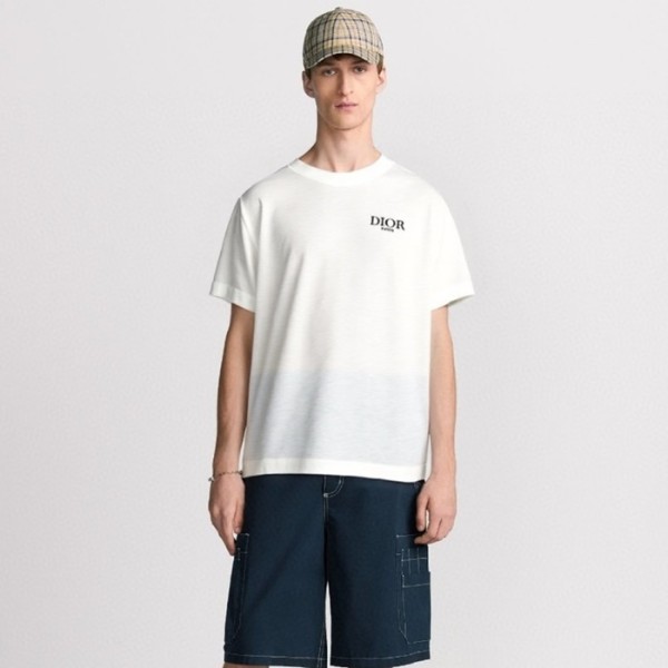 ✨디올 남성 라운드 반팔 티셔츠 - Dior Mens Round Tshirt - dic7246x