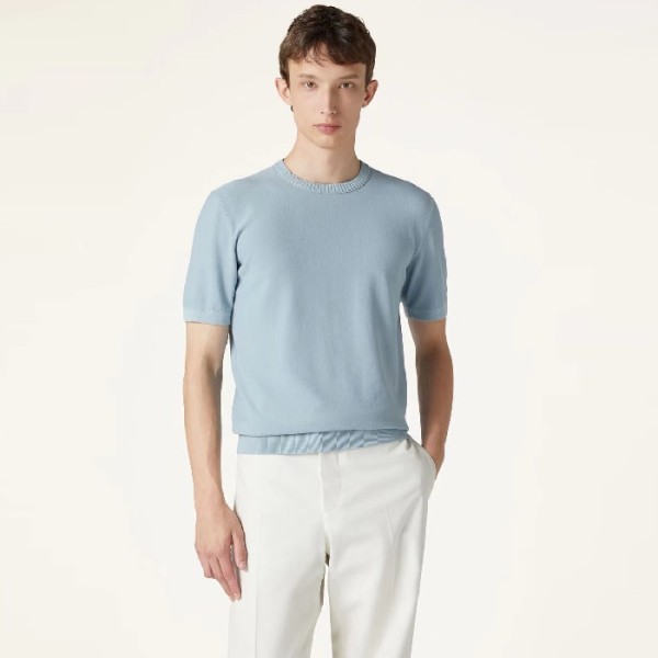 ✨로로피아나 남성 라운드 반팔티 - Loro Piana Mens Round Tshirt - lpc7263x