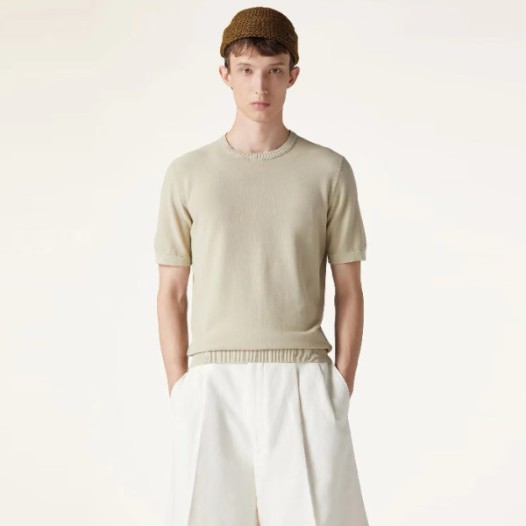 ❤로로피아나 남성 라운드 반팔티 - Loro Piana Mens Round Tshirt - lpc7264x