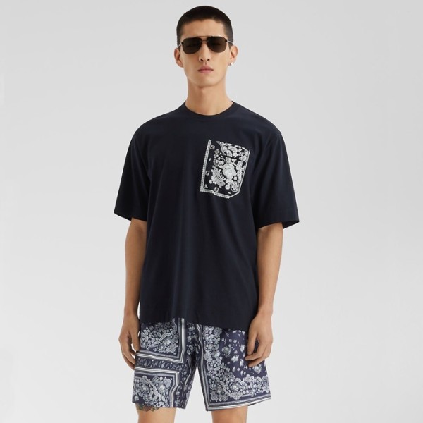 ✨펜디 남성 라운드 반팔 티셔츠 - Fendi Mens Round Tshirt - fec7268x