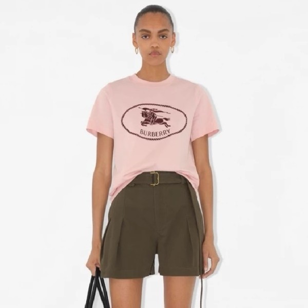✨버버리 여성 반팔 티셔츠 - Burberry Womens Round Tshirt - prc7302x