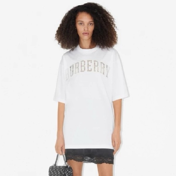 ✨버버리 여성 반팔 티셔츠 - Burberry Womens Round Tshirt - prc7305x