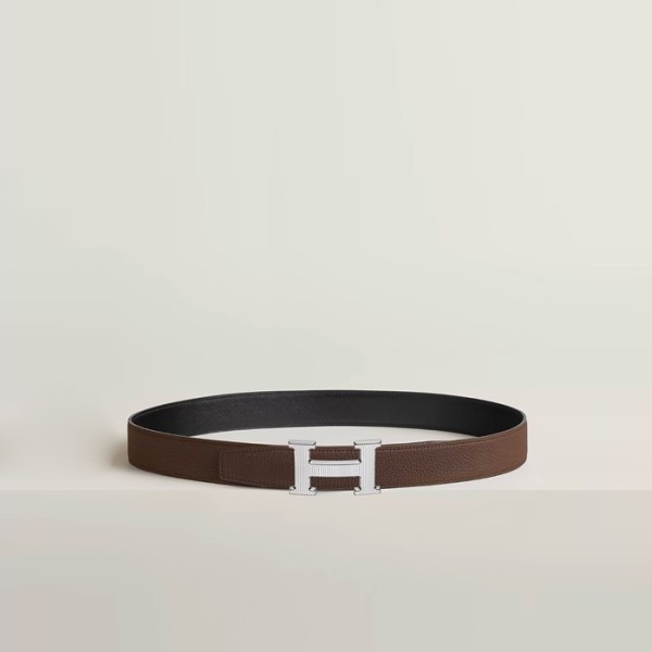 ✨에르메스 남성 H Striee 버클 리버서블 벨트 - Hermes Mens H Striee Buckle Reversible Belt - bel238x