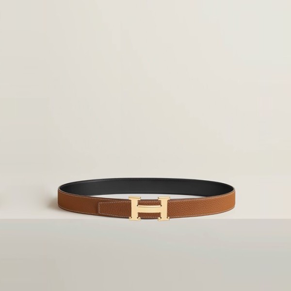 ✨에르메스 남성 H Striee 버클 리버서블 벨트 - Hermes Mens H Striee Buckle Reversible Belt - bel239x