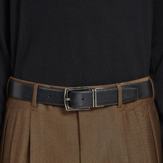 ❤에르메네질도 제냐 남성 리버서블 레더 벨트 - Ermenegildo Zegna Mens Reversible Leather Belt - bel315x