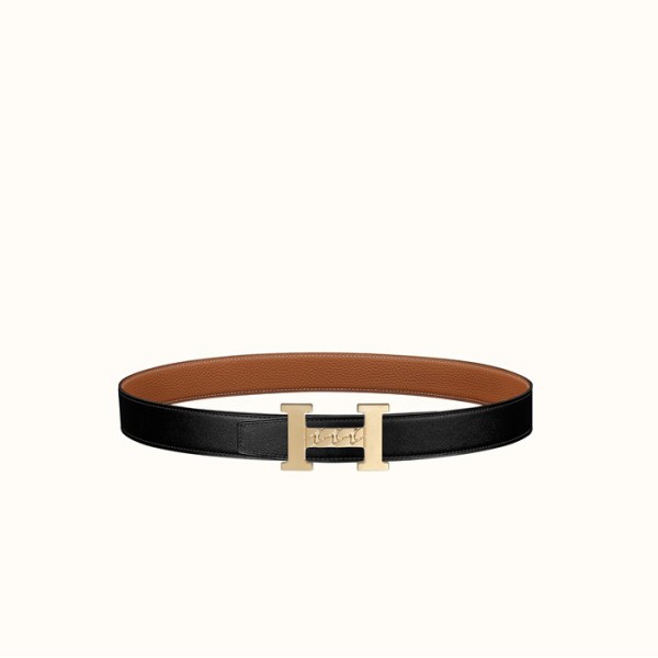 ✨에르메스 남성 H Gourmette 버클 리버서블 벨트 - Hermes Mens H Gourmette Buckle Reversible Belt - bel341x