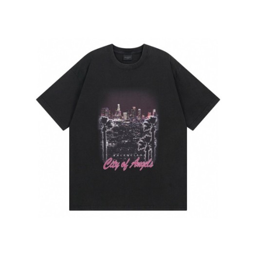 ❤발렌시아가 남성 라운드 반팔 티셔츠 - Balenciaga Mens Round Tshirt - bac7351x