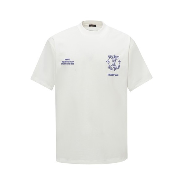 ✨루이비통 남성 라운드 반팔 티셔츠 - Louis vuitton Mens Round Tshirt - lvc7357x