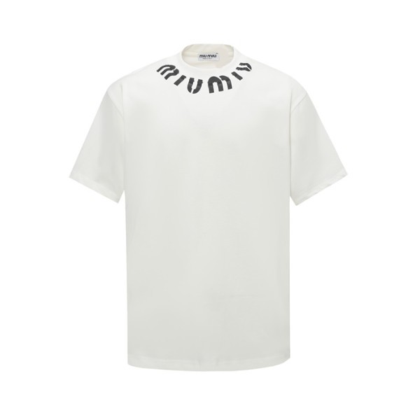 ✨미우미우 남성 라운드 반팔 티셔츠 - Miumiu Mens Round Tshirt - mic7363x