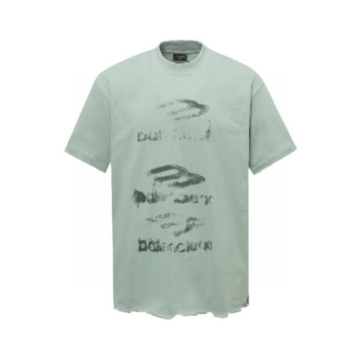 ❤발렌시아가 남성 라운드 반팔 티셔츠 - Balenciaga Mens Round Tshirt - bac7381x