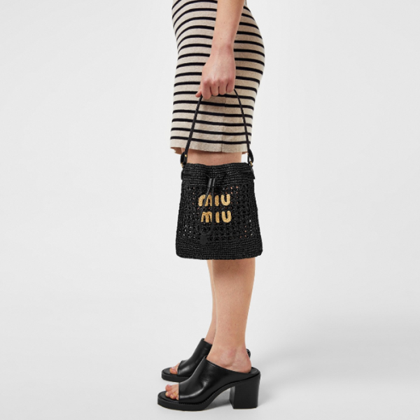 ✨미우미우 여성 라피아 미니 토트 백 - MiuMiu Womens Rapia Tote Bag - mib5914x