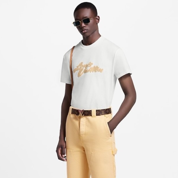 ✨루이비통 남성 라운드 반팔 티셔츠 - Louis vuitton Mens Round Tshirt - lvc7483x