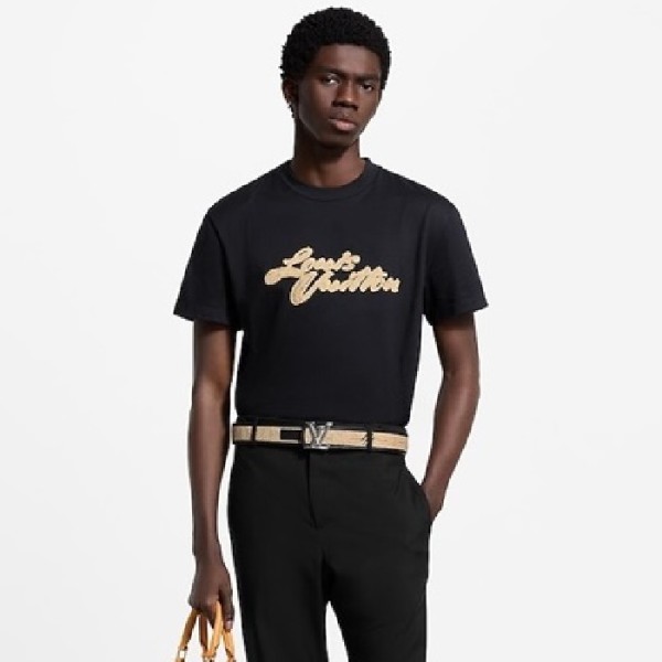 ✨루이비통 남성 라운드 반팔 티셔츠 - Louis vuitton Mens Round Tshirt - lvc7484x